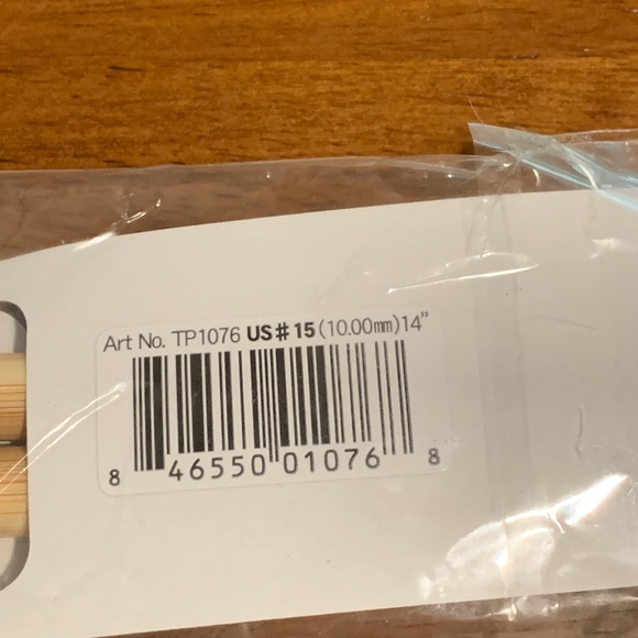 Tulip Kanaderu Bamboo Knitting Needles No. 15 - Picture 5 of 6